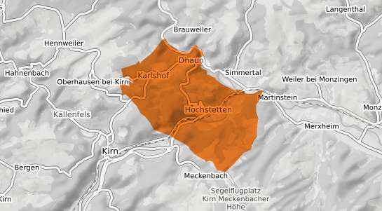 Mietspiegelkarte Hochstetten Dhaun